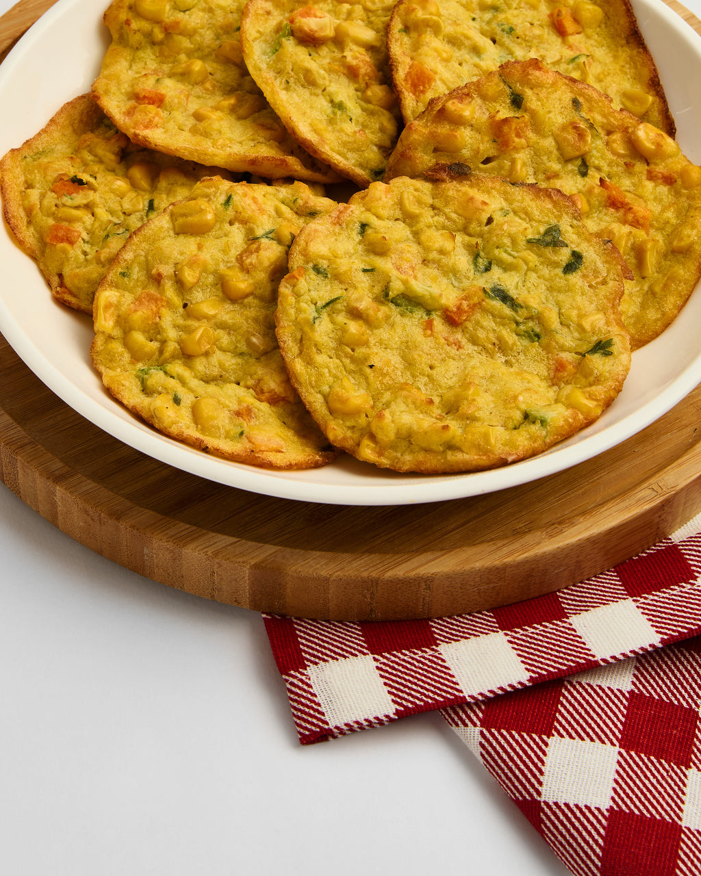 Pamonha Assada com Legumes