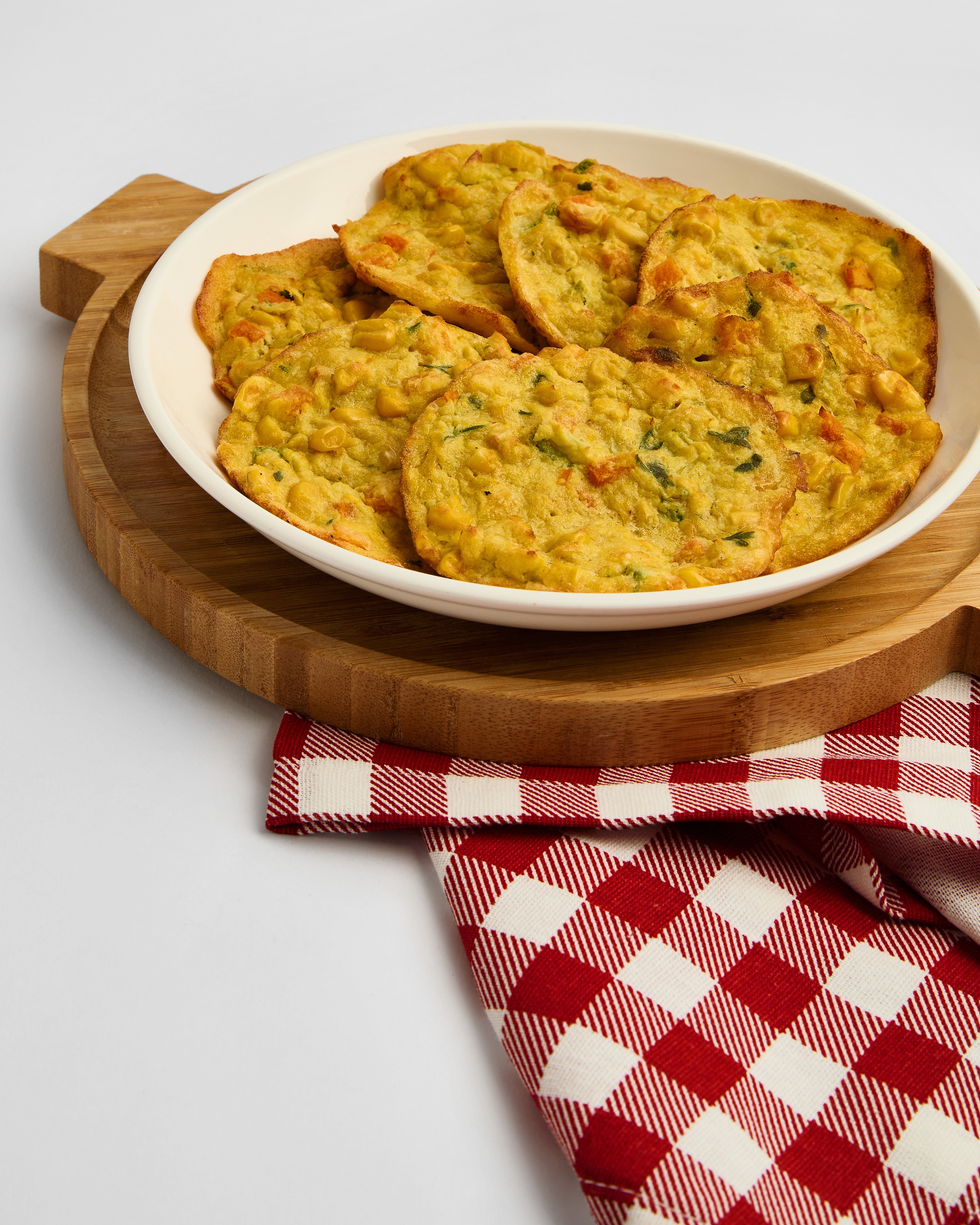 Pamonha Assada com Legumes