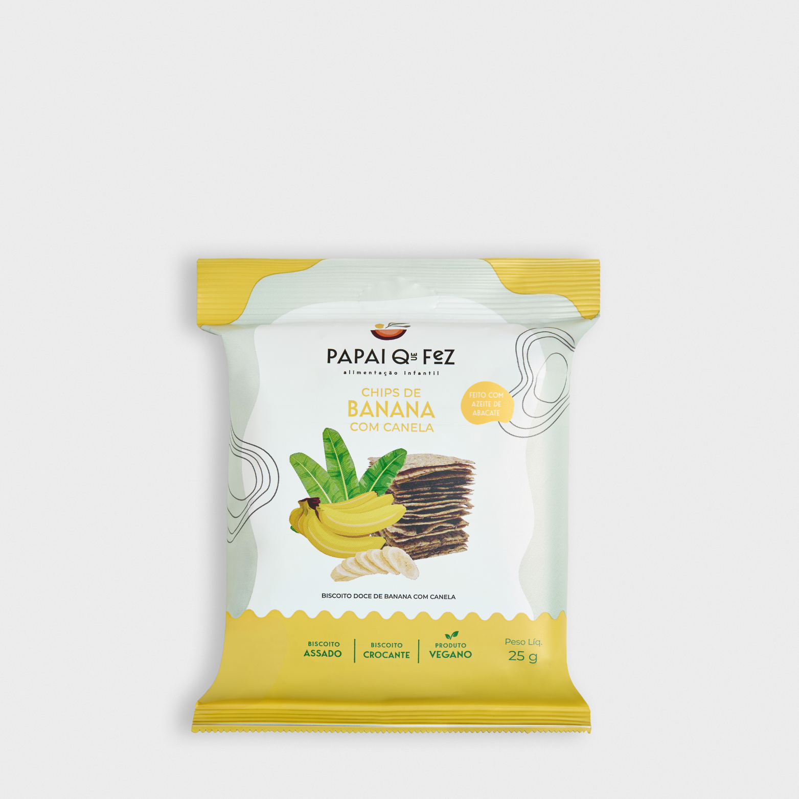 Kit Chips de Banana com Canela - 3un