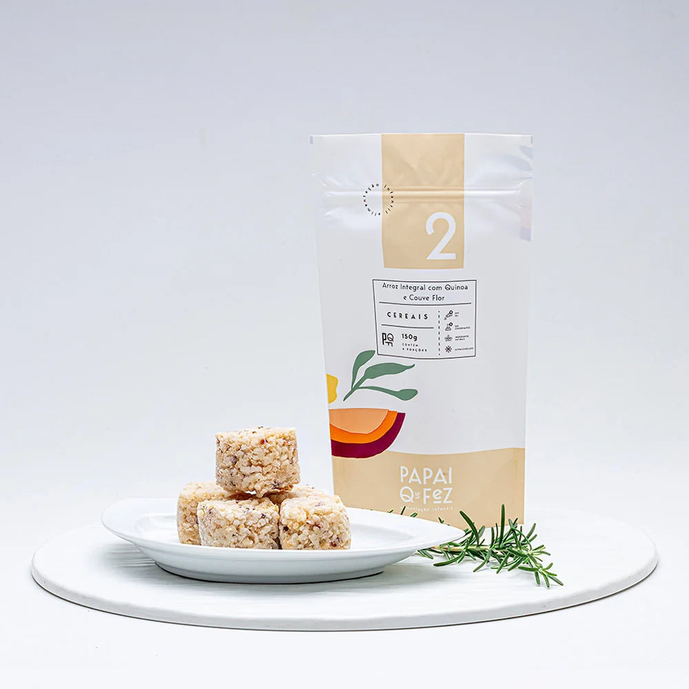 Arroz Integral com Quinoa e Couve Flor