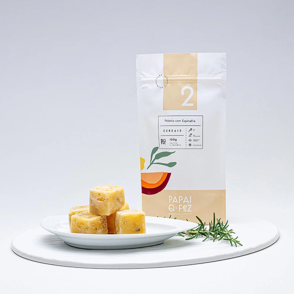 Polenta com Espinafre