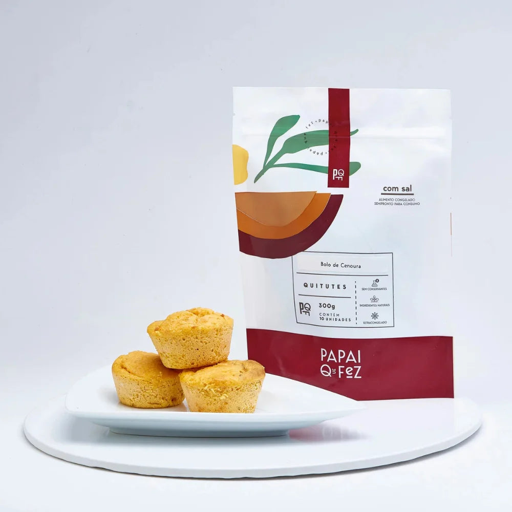 Bolo de Cenoura – sem açúcar
