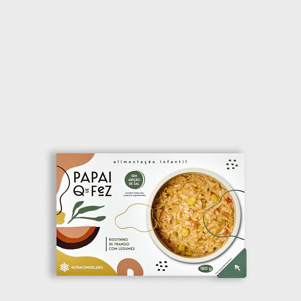Marmitinha de Risotinho de Frango com Legumes